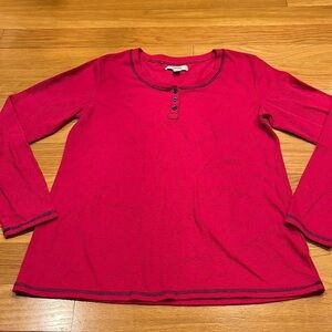Sonoma pink women’s medium thermal style shirt